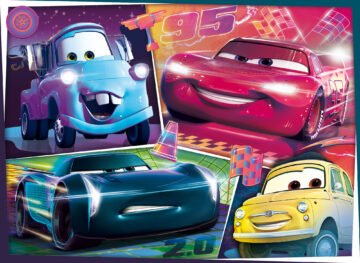 Puzzle Double-Face Géant Cars 3 – 60 pièces – Lisciani