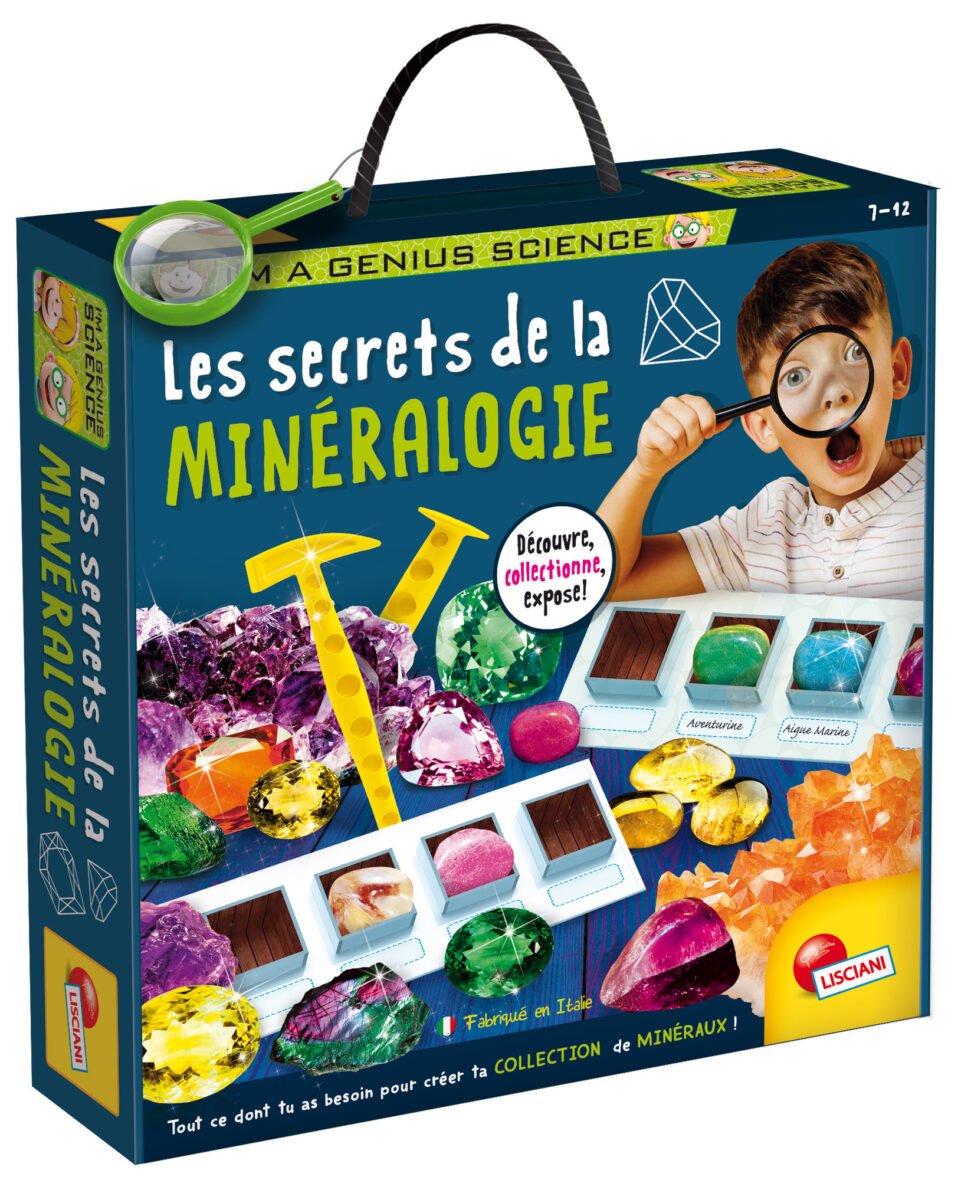 Coffret Scientifique – Les Secrets de la Minéralogie – Lisciani