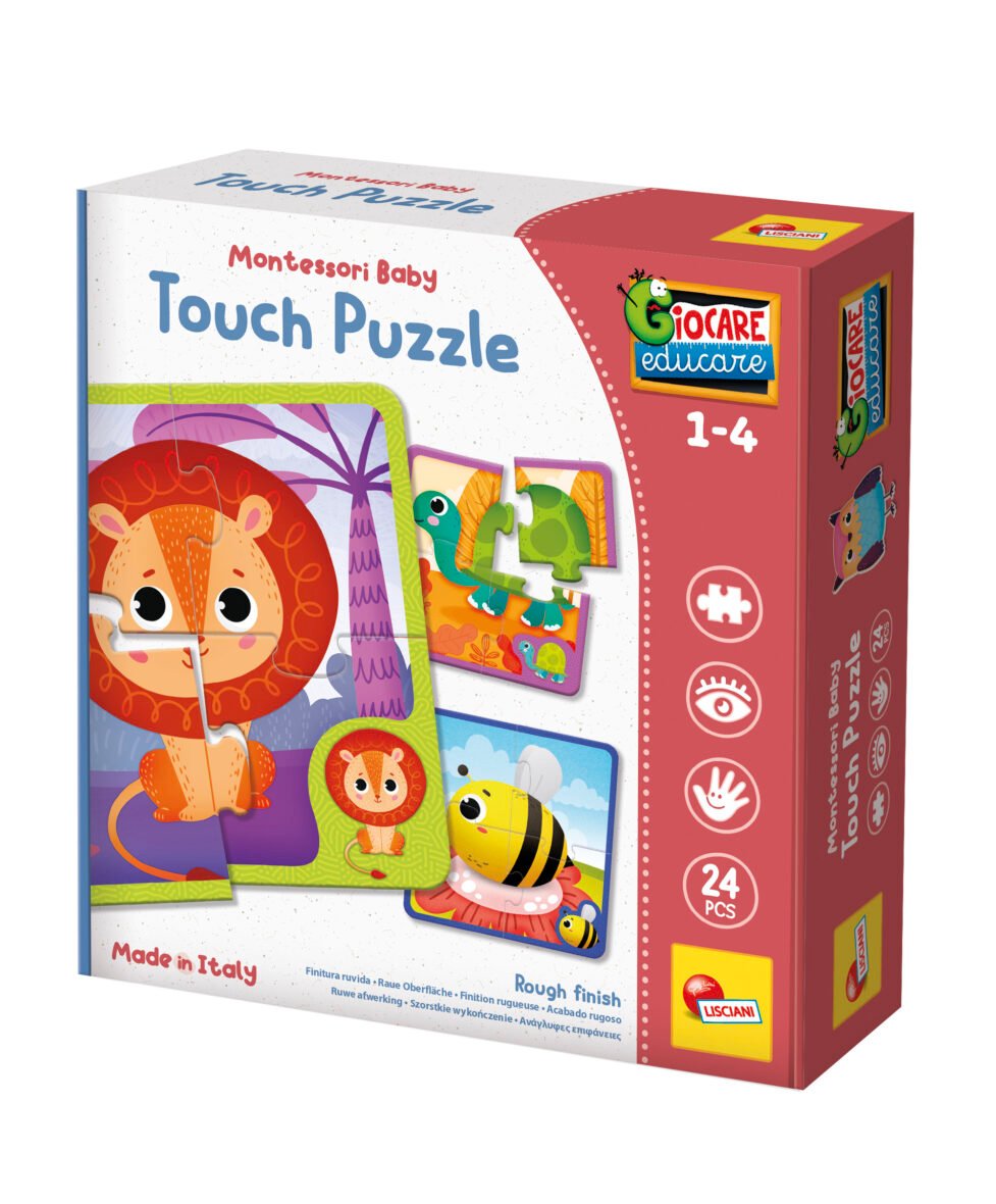 Puzzle Tactile Montessori Baby Touch – Lisciani