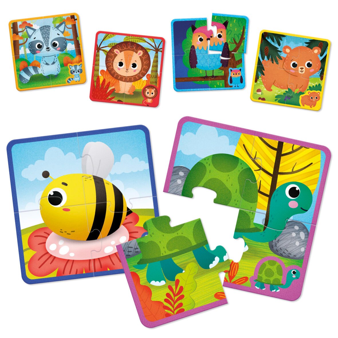 Puzzle Tactile Montessori Baby Touch – Lisciani