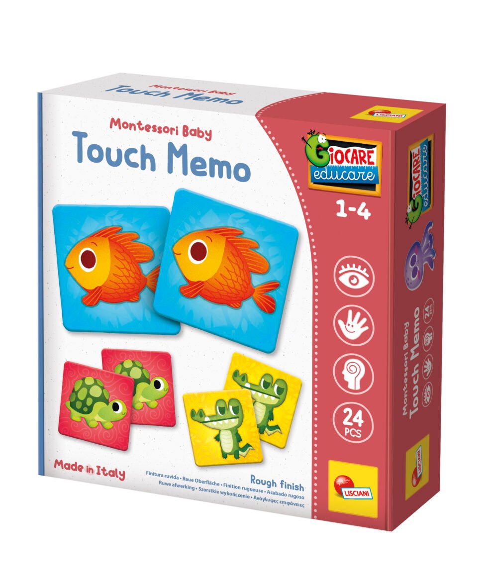 Jeu de Mémoire Tactile Montessori Baby Touch – Lisciani