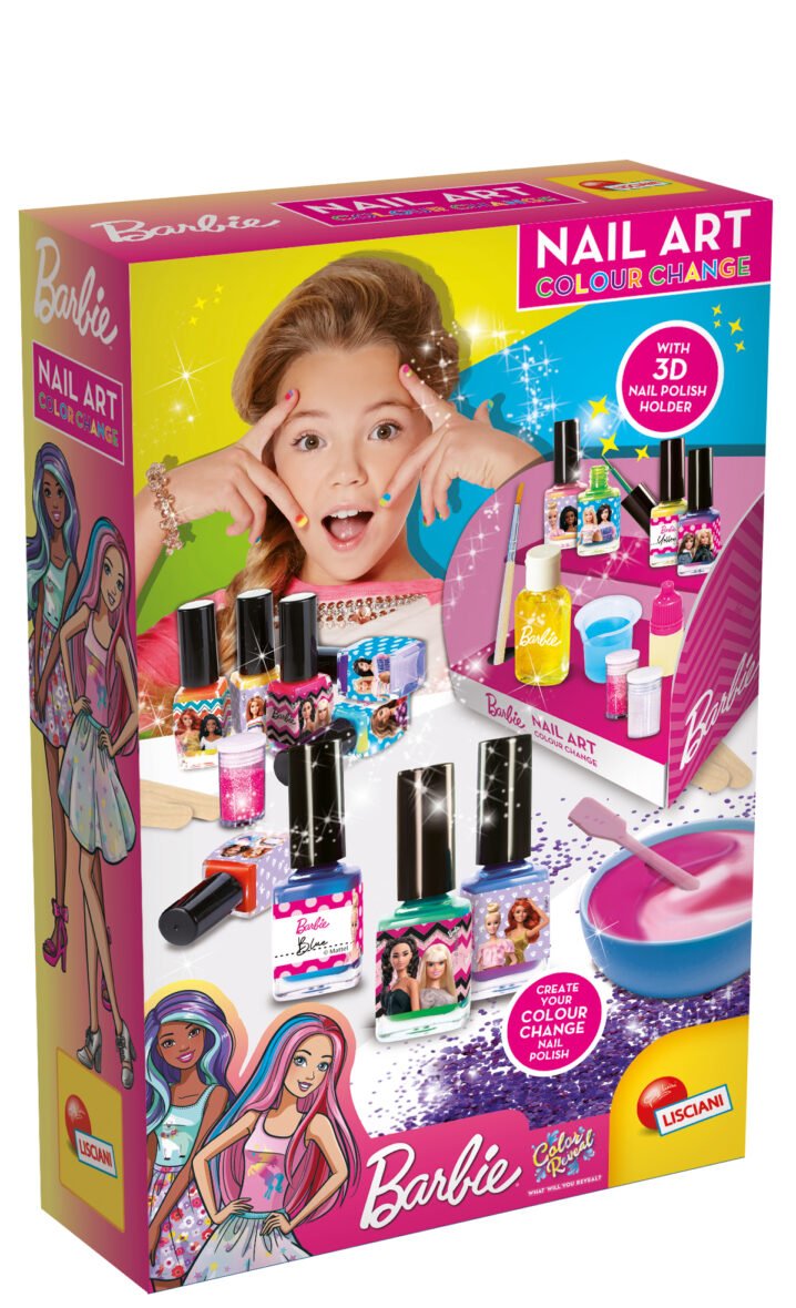 Coffret Barbie – Vernis à Ongles Changeant de Couleur – Lisciani