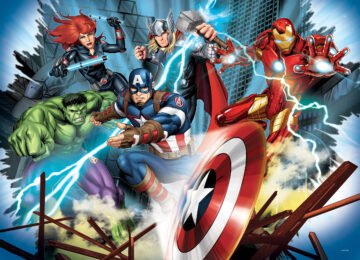 Puzzle Double-Face Avengers – 48 pièces – Format Compact – Lisciani