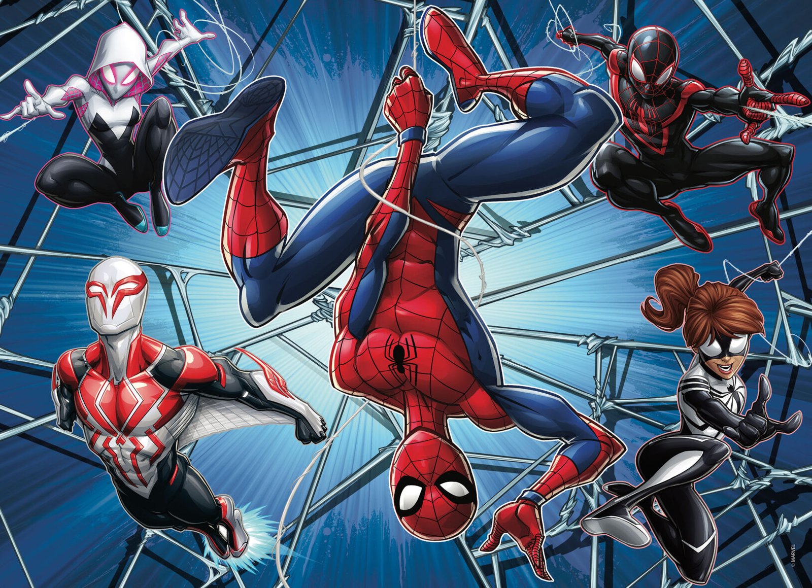 Puzzle Double-Face Spider-Man – 60 pièces – Format Compact – Lisciani