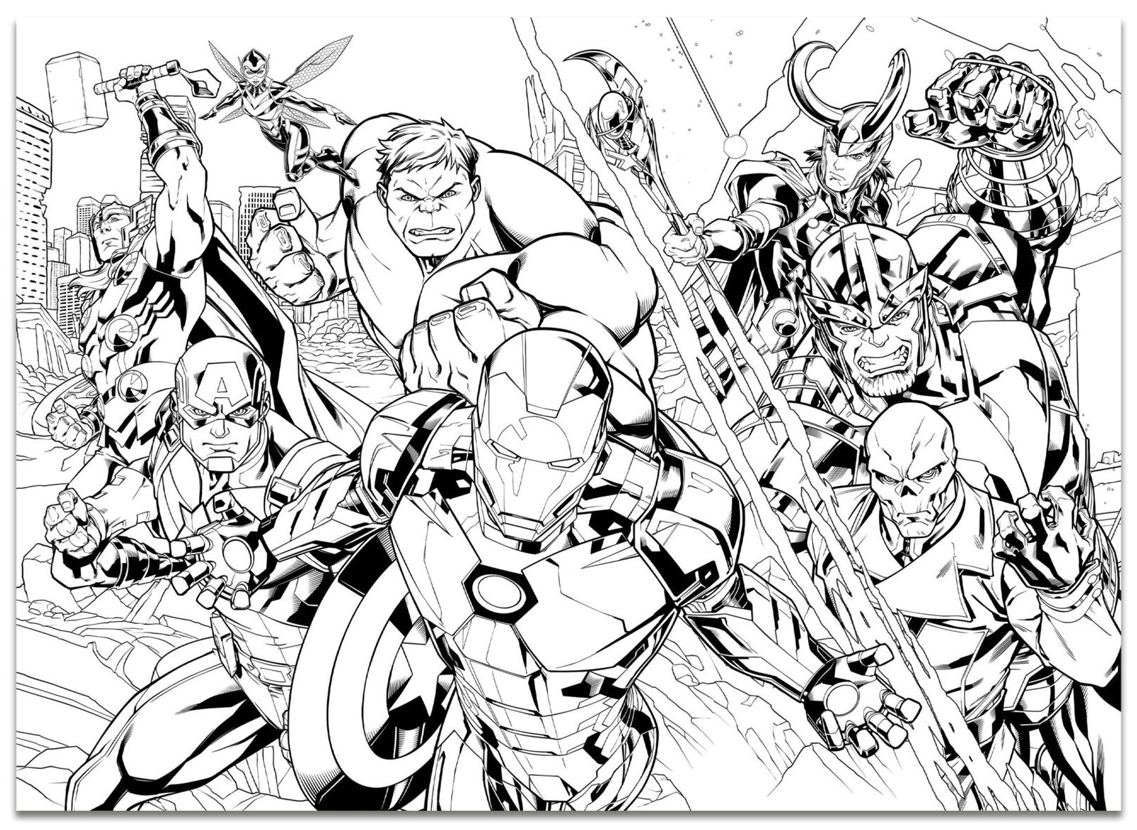 Puzzle Double-Face Géant Avengers – 108 pièces – Lisciani
