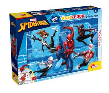 Puzzle Double-Face Géant Spider-Man – 108 pièces – Lisciani