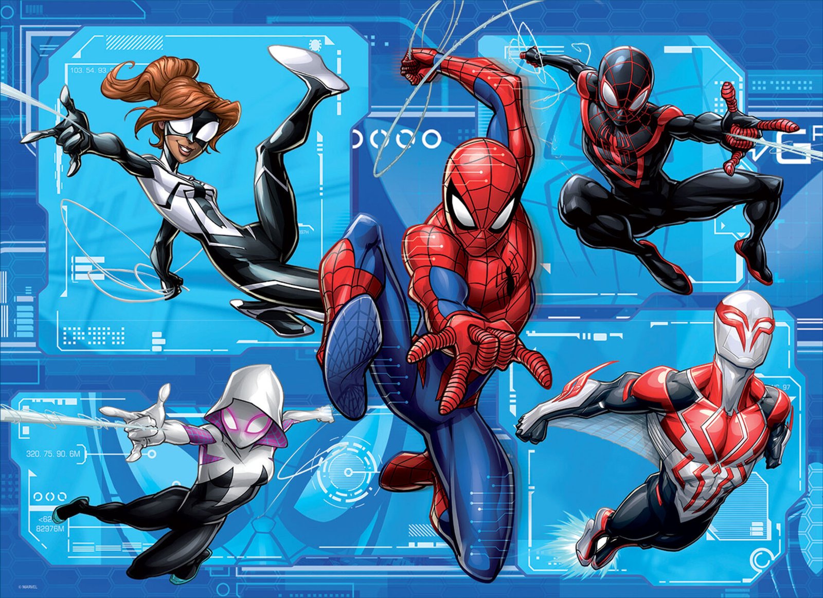 Puzzle Double-Face Géant Spider-Man – 108 pièces – Lisciani