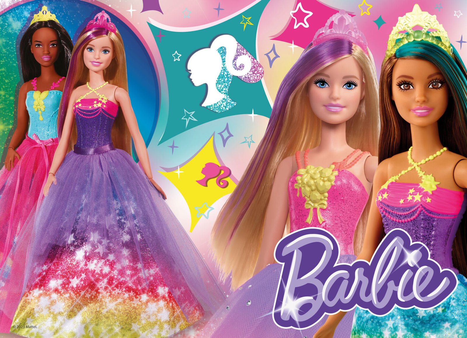 Puzzle Géant Barbie – 4 x 48 pièces – Lisciani