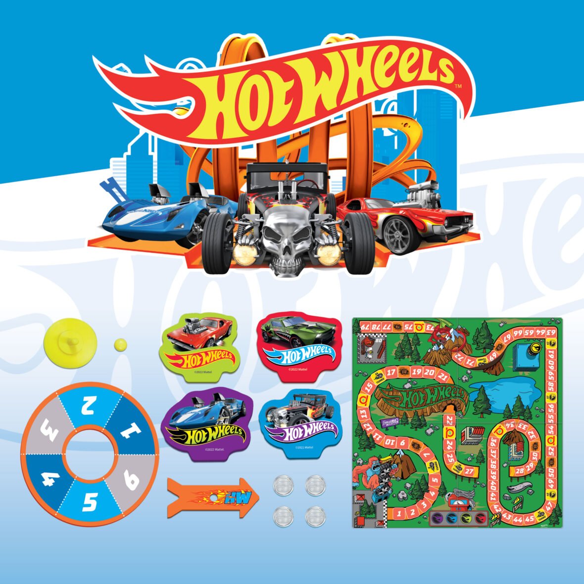 Jeu de l’Oie Hot Wheels – Course de Vitesse – Lisciani
