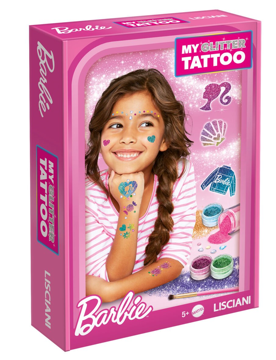 Coffret Barbie – Mes Tatouages Pailletés – Lisciani
