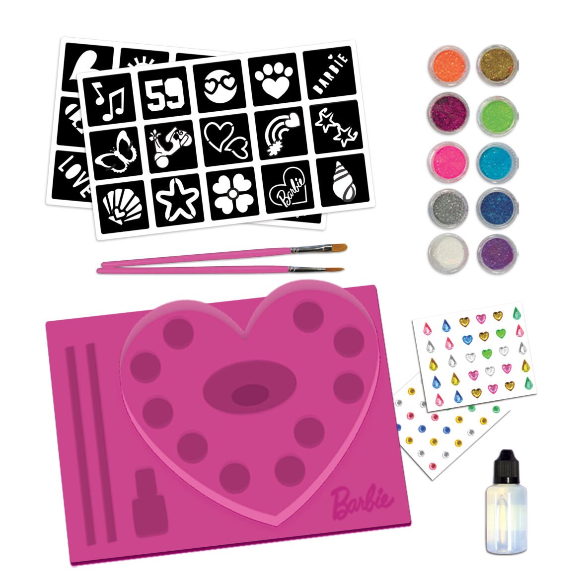 Coffret Barbie – Mes Tatouages Pailletés – Lisciani