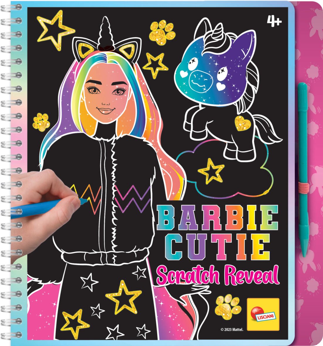 Livre à Gratter Barbie – Cutie Scratch Reveal – Lisciani