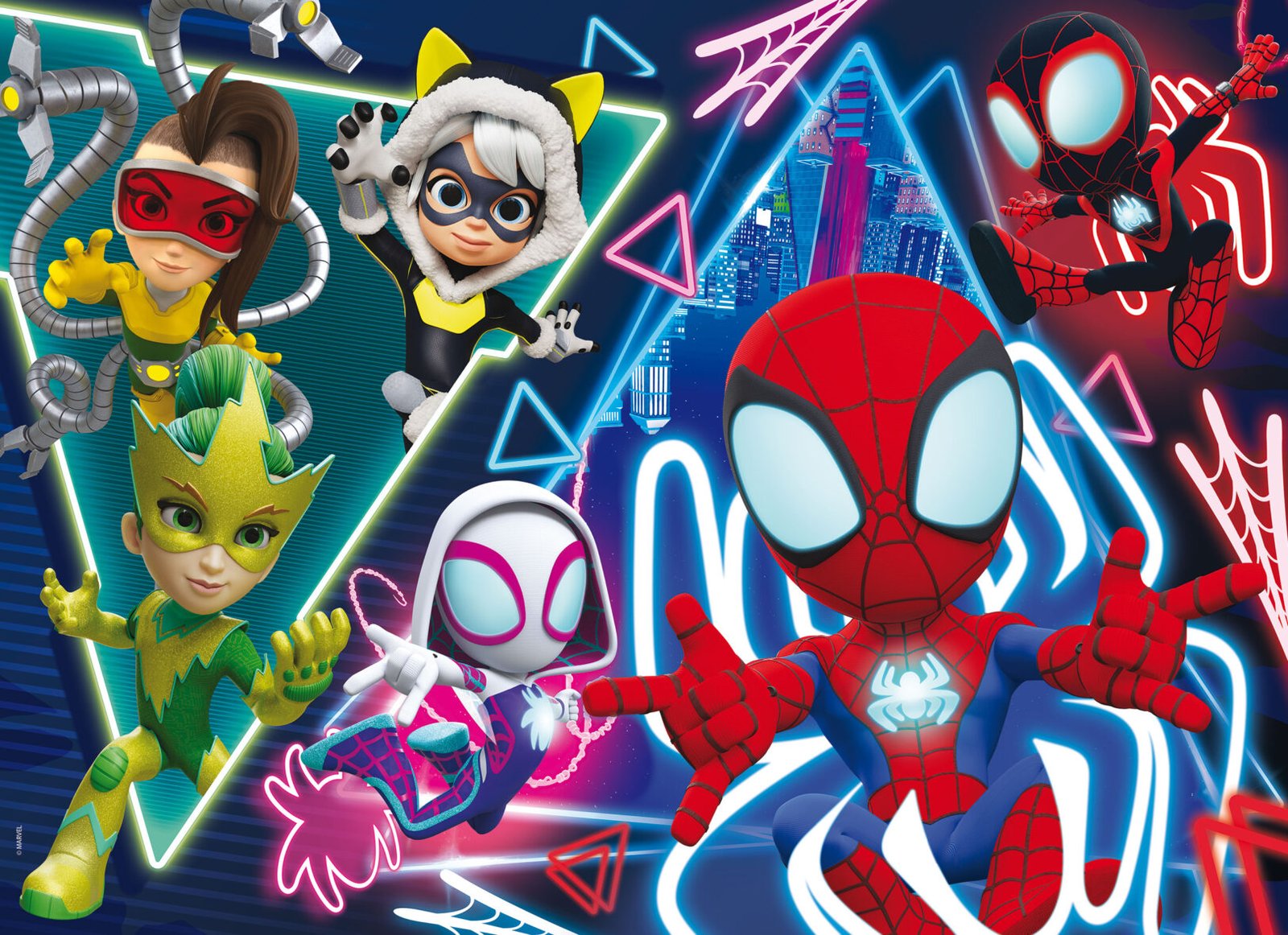 Puzzle Double-Face Géant Spidey – 35 pièces – Lisciani