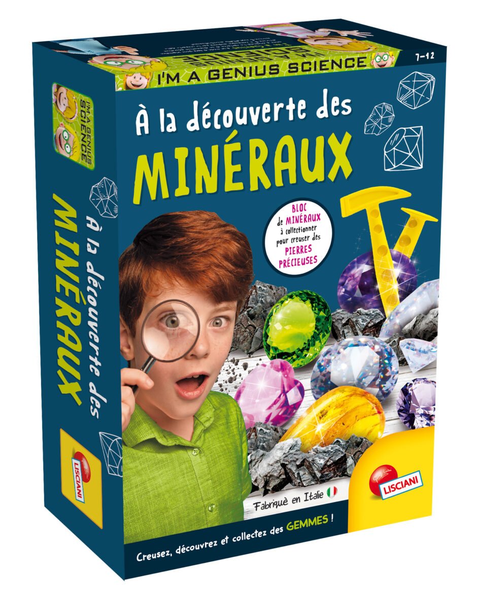 Coffret Pocket Science – Découverte des Minéraux – Lisciani