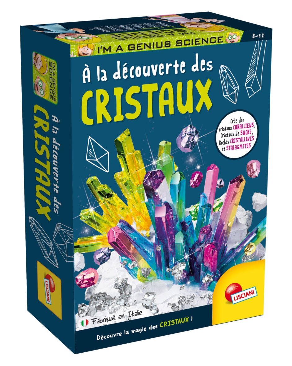 Coffret Pocket Science – Découverte des Cristaux – Lisciani