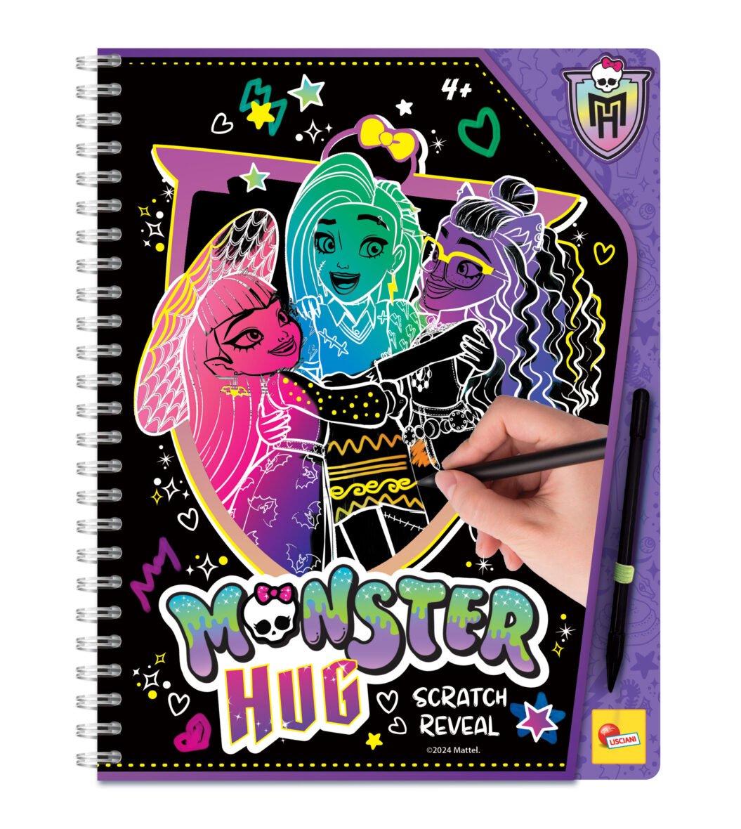 Livre à Gratter Monster High – Monster Hug – Lisciani