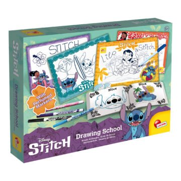 École de Dessin Stitch – Ardoises Effaçables et Feutres Parfumés – Lisciani