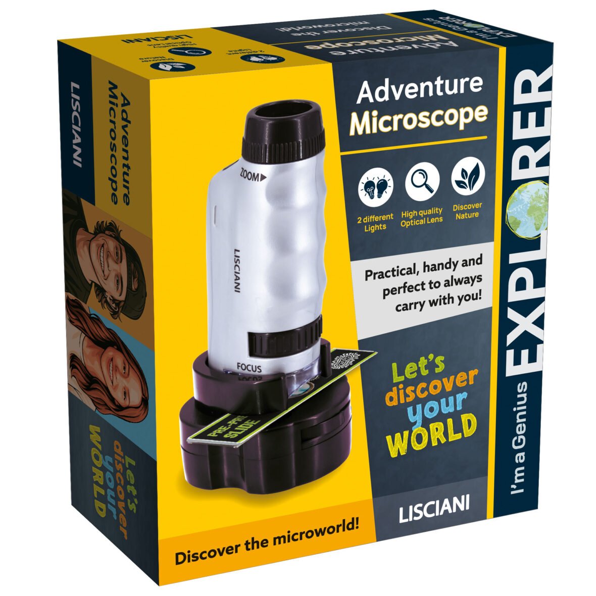 Microscope Portable Explorer – Format de Poche – Lisciani