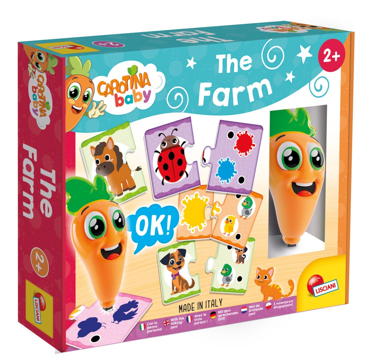 Jeu Carotina Baby – La Ferme avec Stylo Parlant – Lisciani