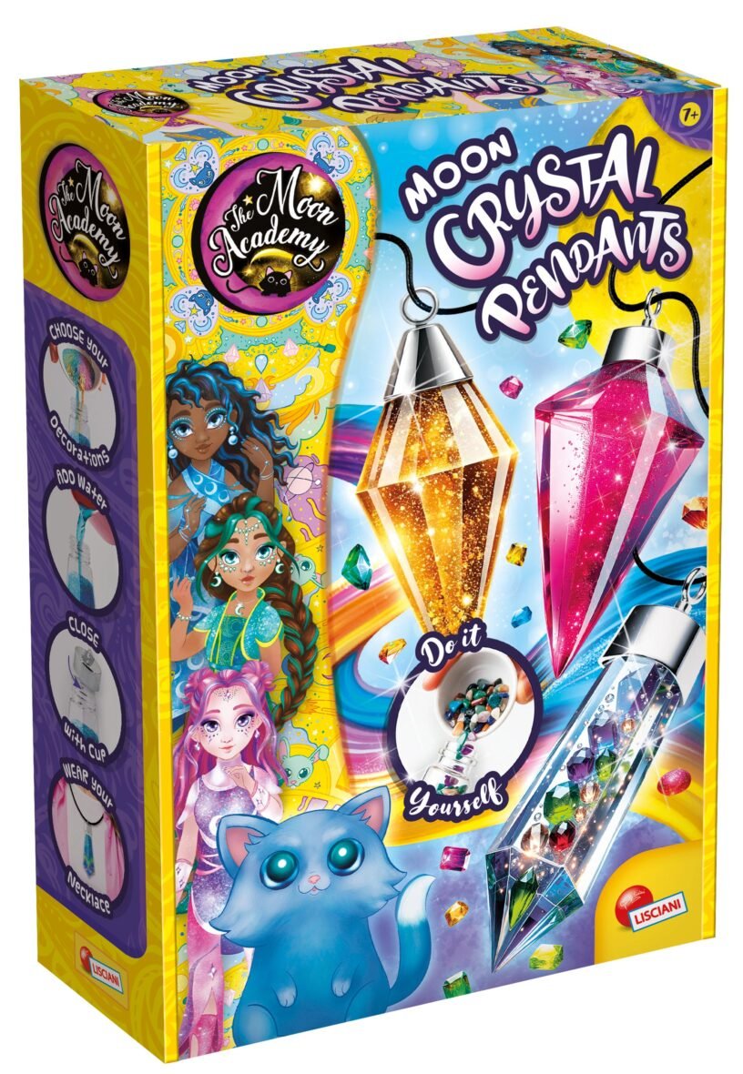 Coffret Créatif The Moon Academy – Pendentifs Cristal – Lisciani