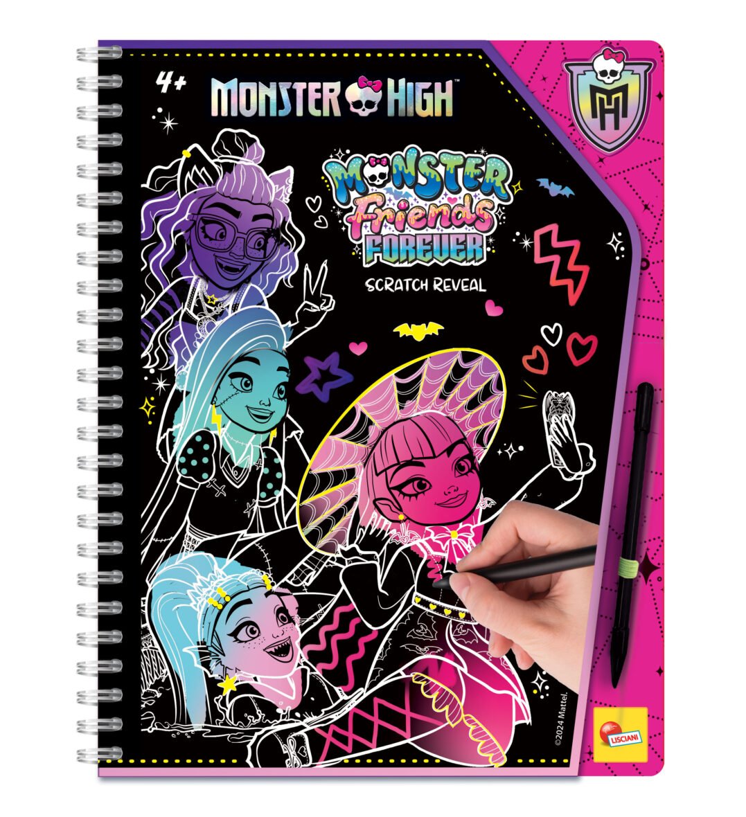 Livre à Gratter Monster High – Amies pour Toujours – Lisciani