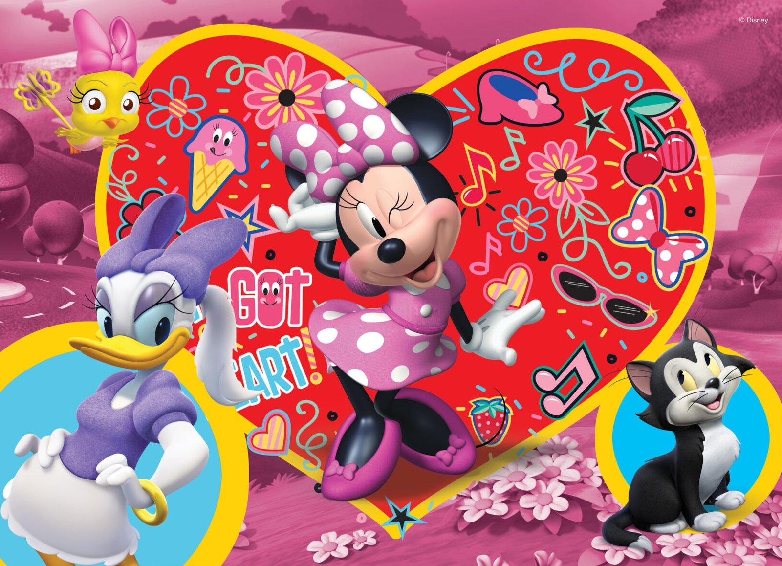 Puzzle Double-Face Minnie Mouse – 24 pièces – Lisciani