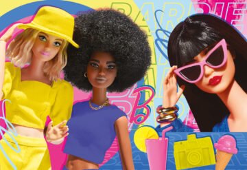Puzzle Double-Face Géant Barbie – 2 x 60 pièces – Lisciani