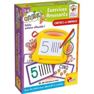Jeu Carotina – Exercices Amusants Chiffres et Animaux – Lisciani