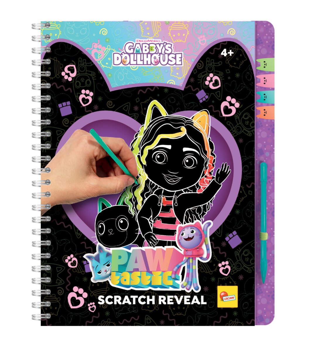 Livre à Gratter Gabby et la Maison Magique – Pawtastic – Lisciani