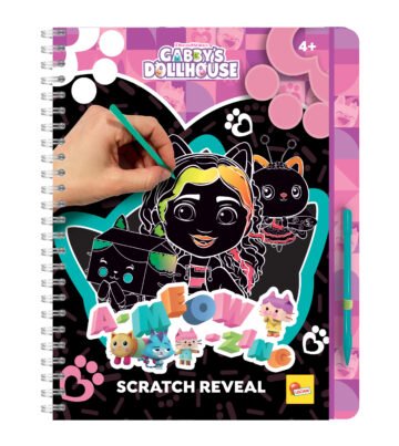 Livre à Gratter Gabby et la Maison Magique – A-Meow-Zing – Lisciani