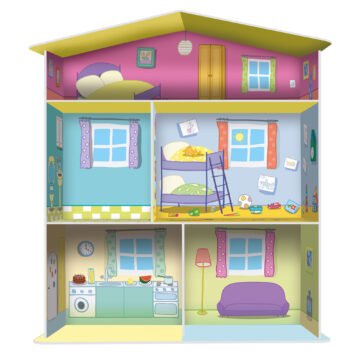Maison Peppa Pig – Jeu de Construction 3D – Lisciani