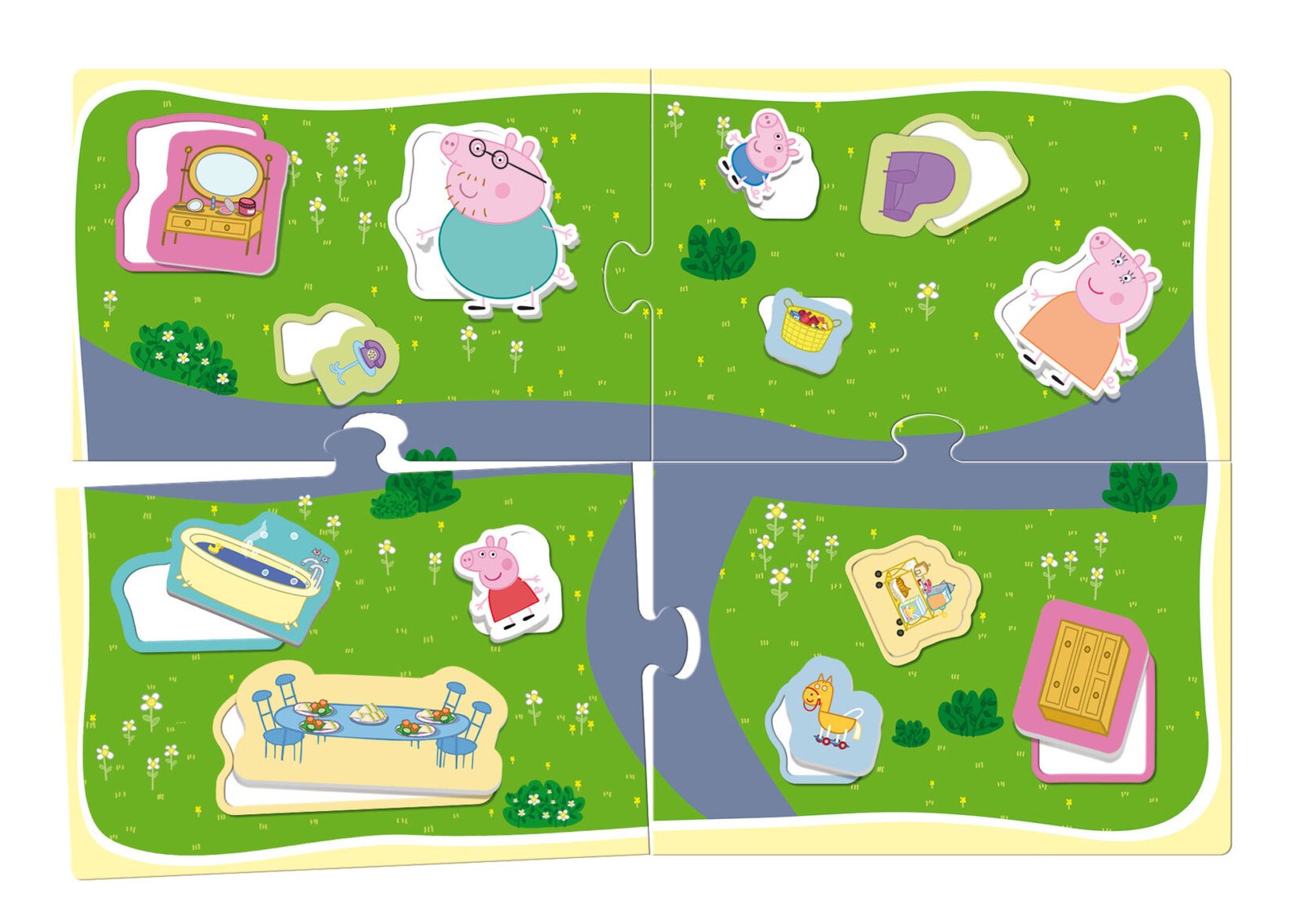 Maison Peppa Pig – Jeu de Construction 3D – Lisciani