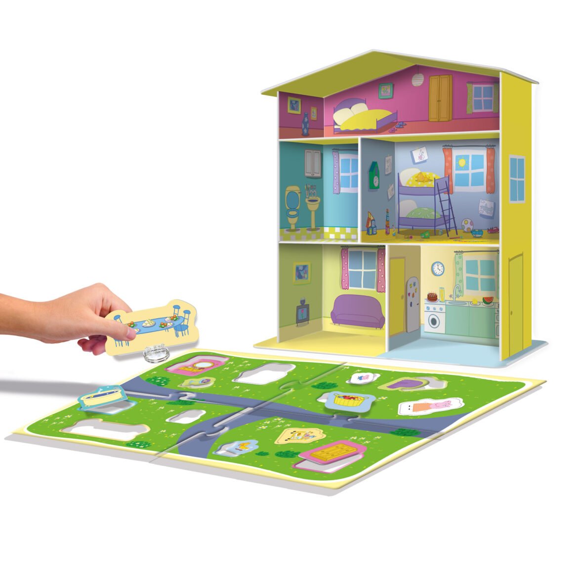 Maison Peppa Pig – Jeu de Construction 3D – Lisciani