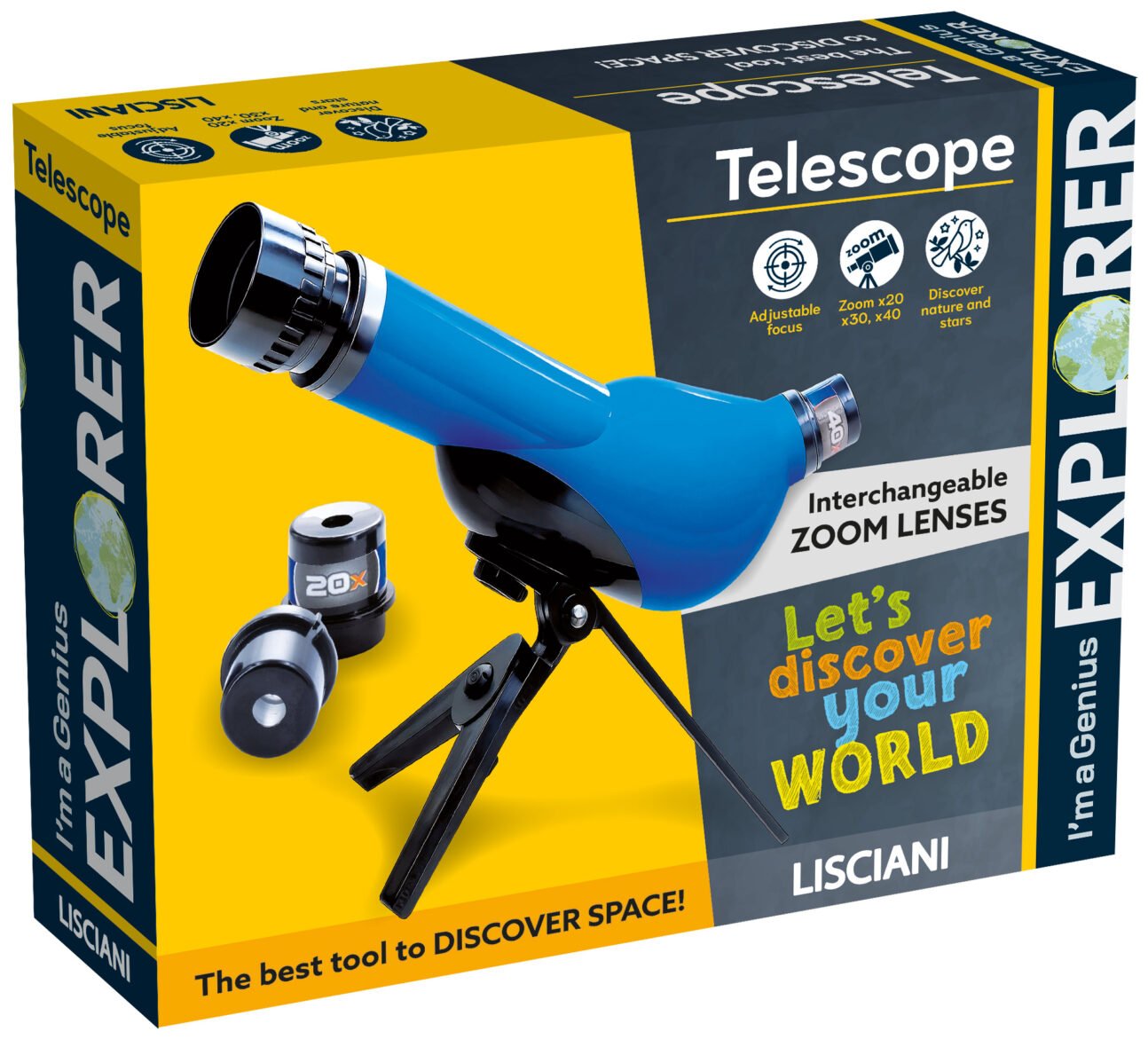Télescope Explorer – Découverte du Ciel – Lisciani