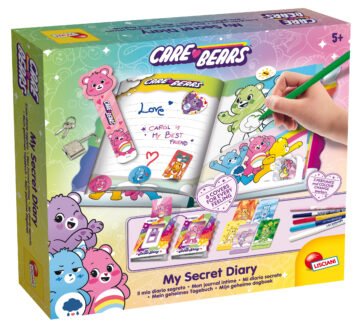 Journal Secret Les Bisounours – Couverture Interchangeable – Lisciani