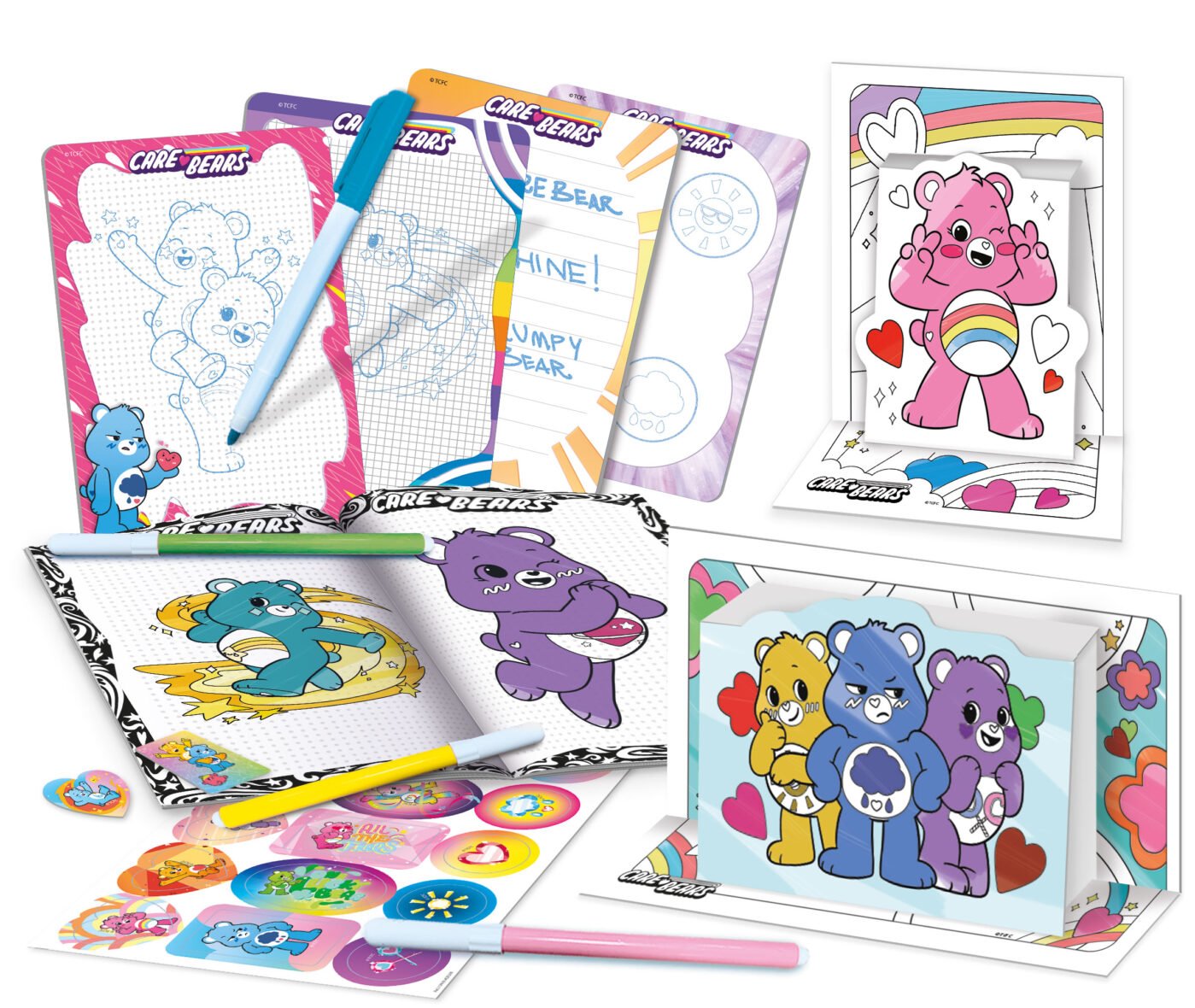 Care Bears Backpack – Drawing and Coloring School – Lisciani