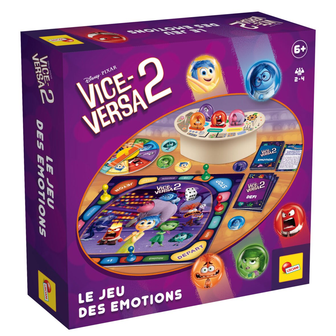 Jeu de Société Vice-Versa 2 – Le Jeu des Émotions – Lisciani