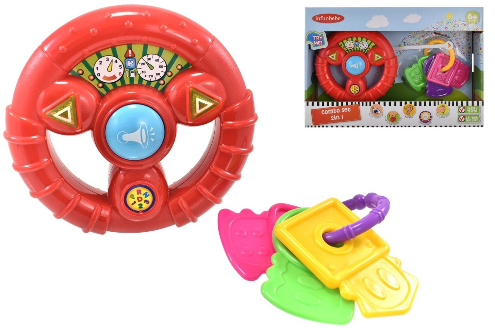 Coffret d’Éveil Musical – Volant et Clés – LS012-010 – Infunbebe