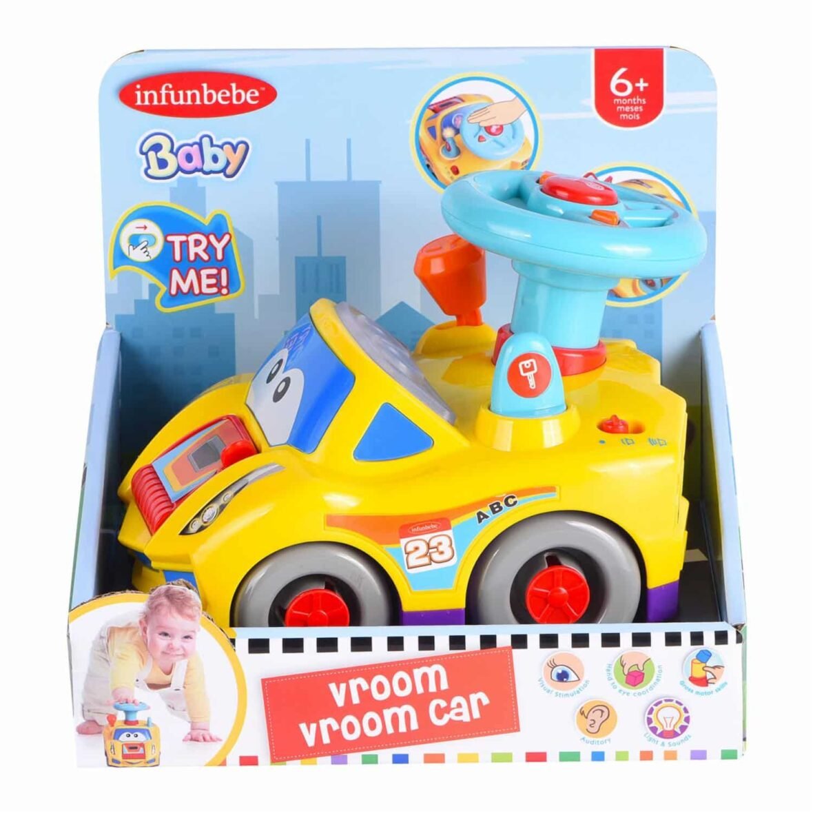 Voiture Musicale pour Bébé – LS6222 – Infunbebe