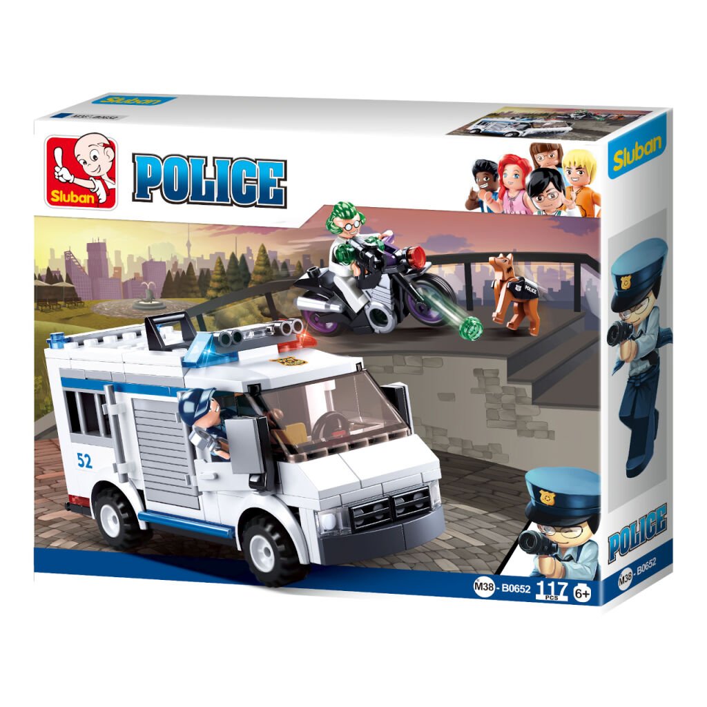 Jeu de Construction – Fourgon de Transport de Prisonniers – Sluban