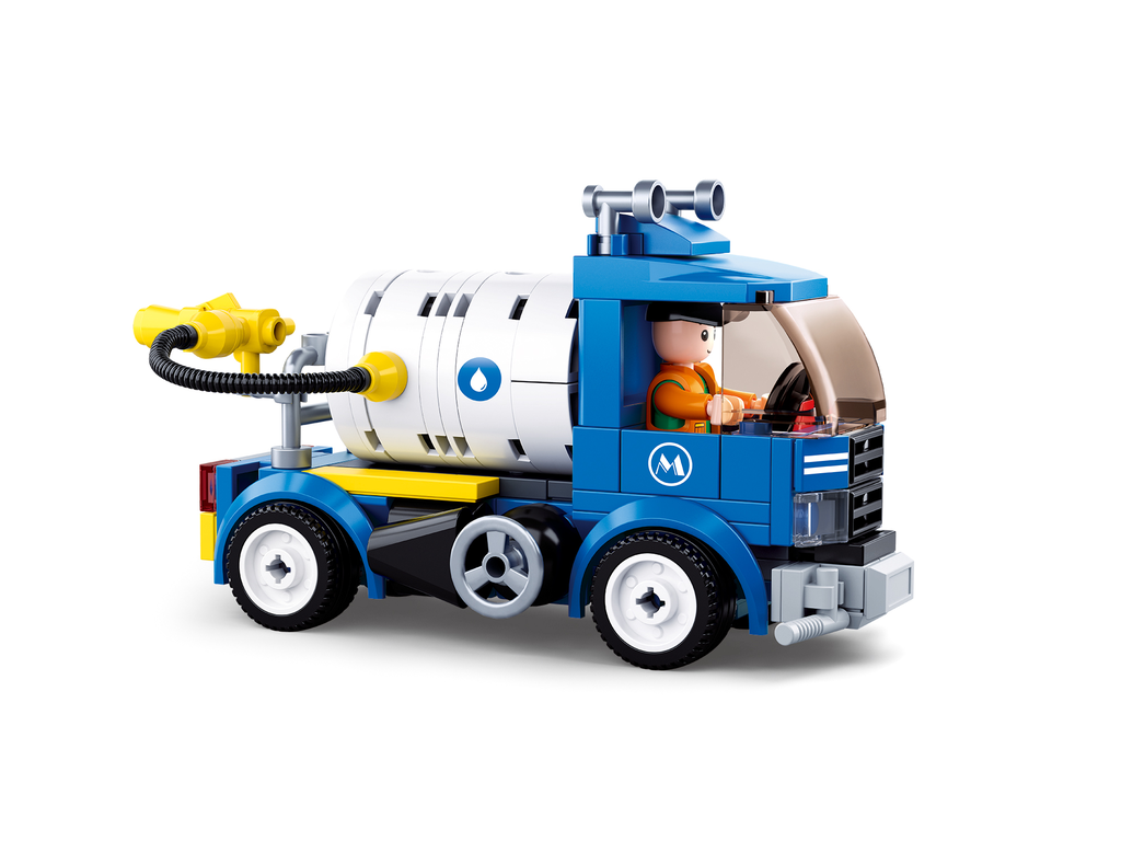 Jeu de Construction – Camion de Nettoyage Urbain – Sluban