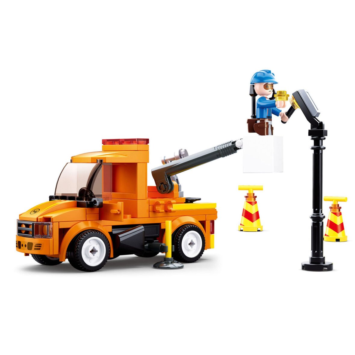 Jeu de Construction – Camion-Nacelle – Sluban