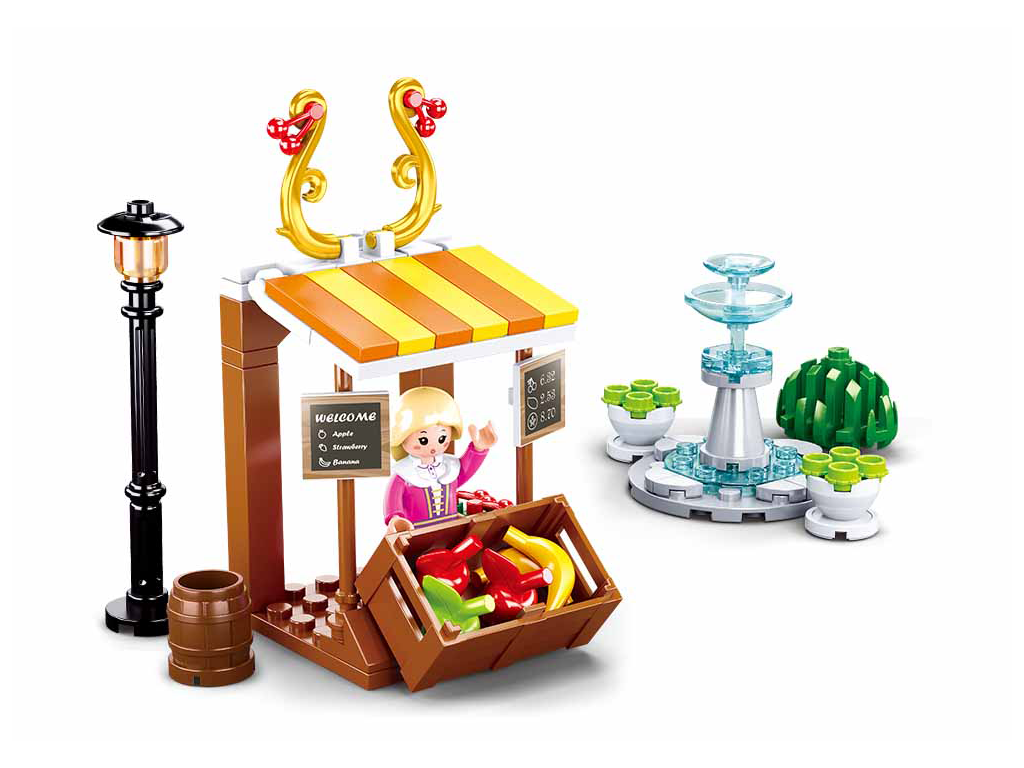 Jeu de Construction – Étal de Légumes – Sluban