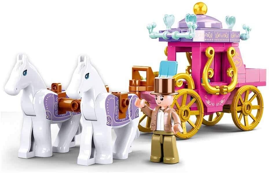 Jeu de Construction – Calèche et Chevaux – Sluban