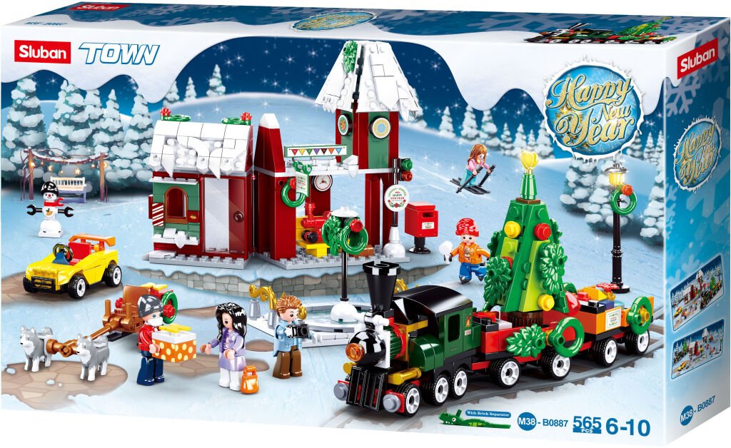 Jeu de Construction – Village de Noël – Sluban