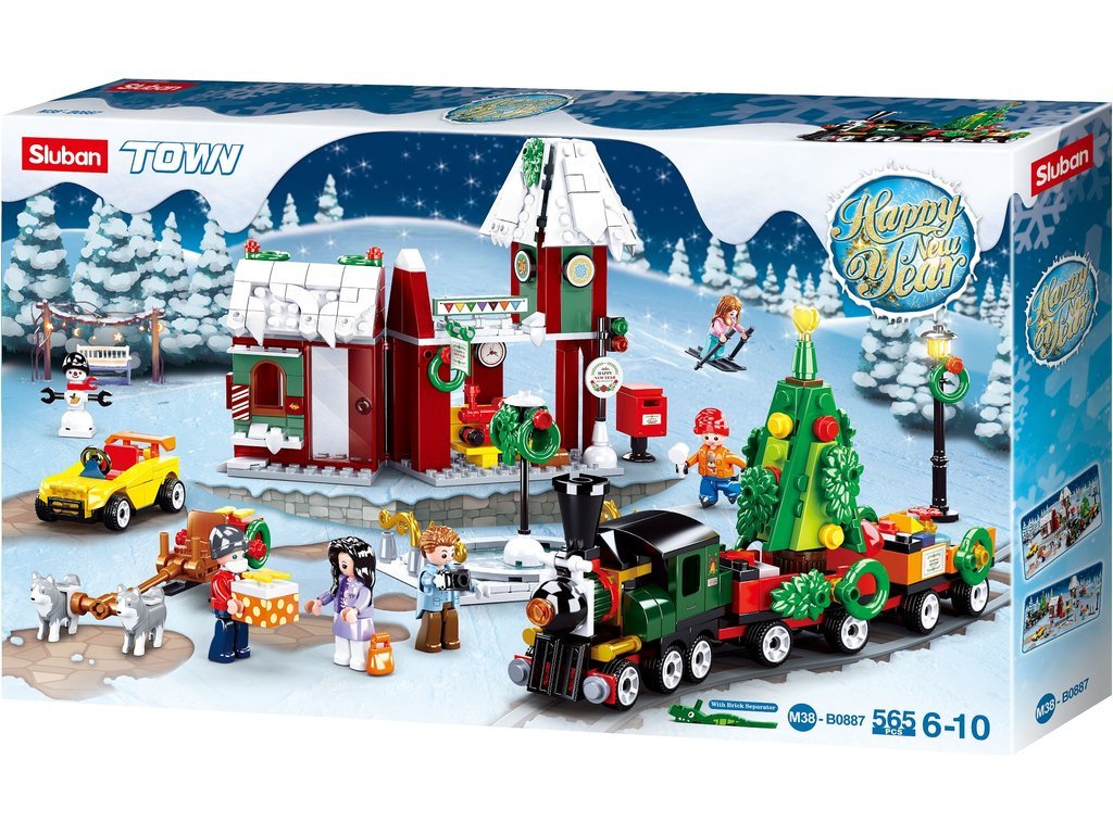 Jeu de Construction – Village de Noël – Sluban
