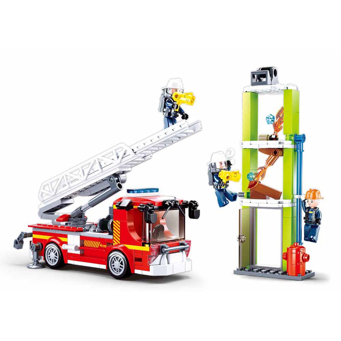Jeu de Construction – Entraînement avec Camion à Grande Échelle – Sluban