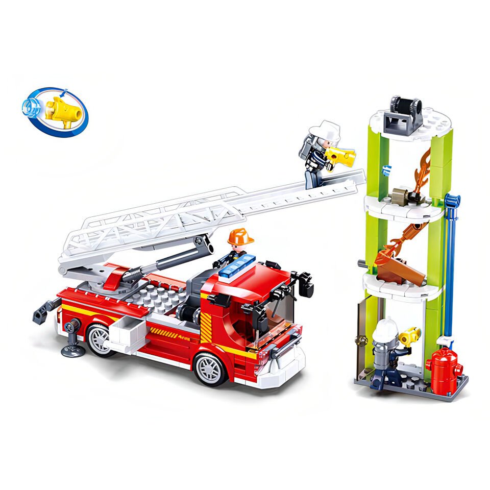 Jeu de Construction – Entraînement avec Camion à Grande Échelle – Sluban