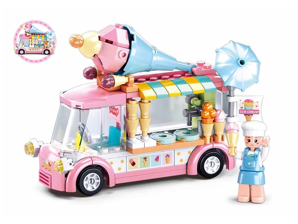 Jeu de Construction – Camion de Glaces – Sluban