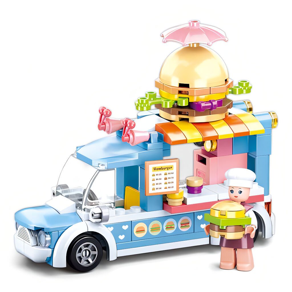 Jeu de Construction – Camion à Hamburgers – Sluban